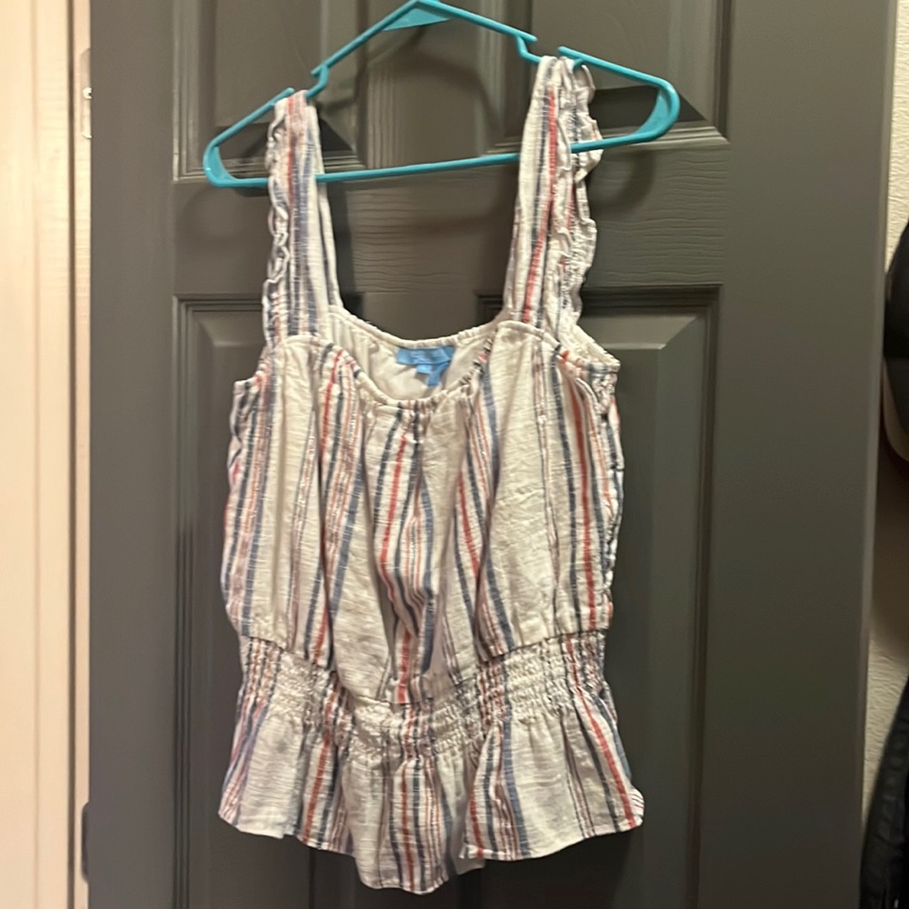 Draper James  cotton fully lined tank. Size large